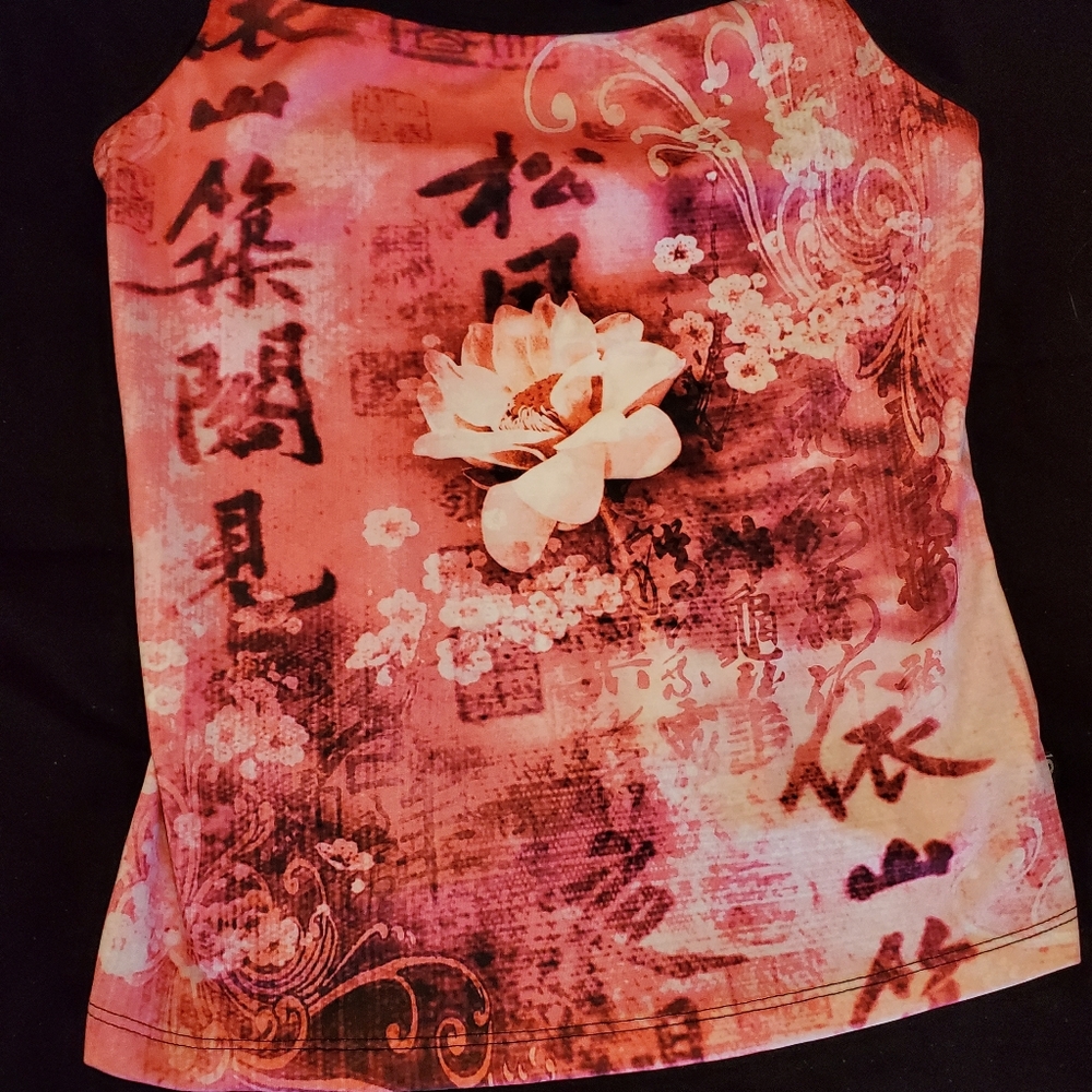 OTOMIX ASIAN PRINT GYM TOP